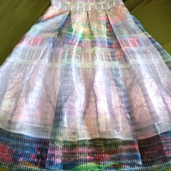 Cynthia Steffe Fit/Flare‎ Cityscape Print Dress - Picture 6 of 14